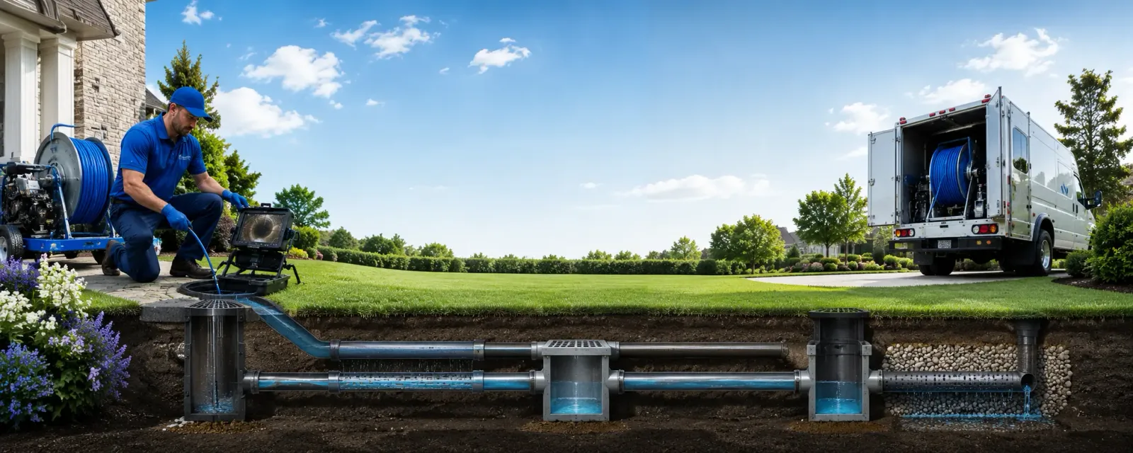 Outdoor drain cleaning information for Tariffville, CT