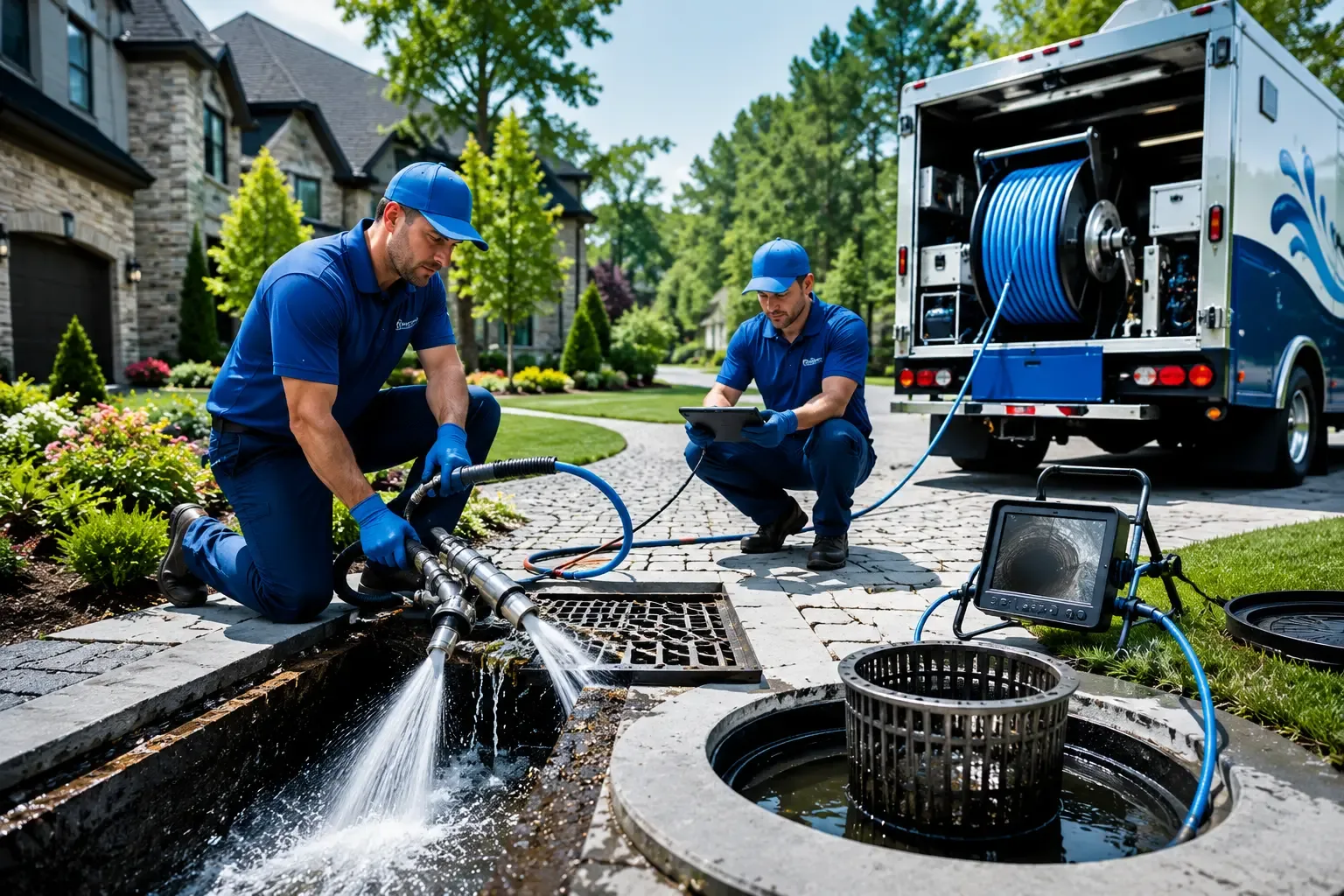 Local outdoor drain cleaning professionals in Tariffville, CT