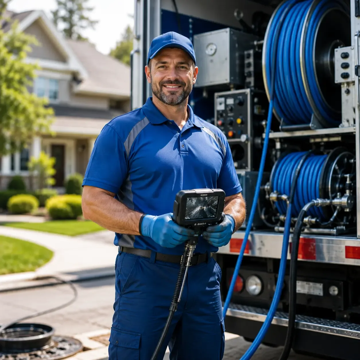 Local outdoor drain cleaning specialists in Tariffville, CT